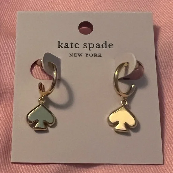 Kate Spade gold spade earrings - Picture 5 of 7